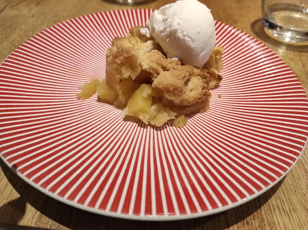 Crumble Pommes-ananas